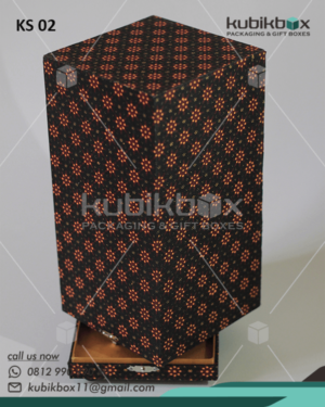 KS02 Kotak Souvenir Miniatur Motif Batik