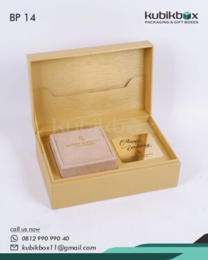 BP14 Box Perhiasan Cincin Happy Wedding Latifa Jewelry Yogyakarta