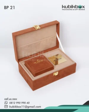 Box Perhiasan Suede UBE Jewellery