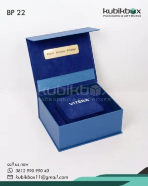 Box Perhiasan Biru Vitera